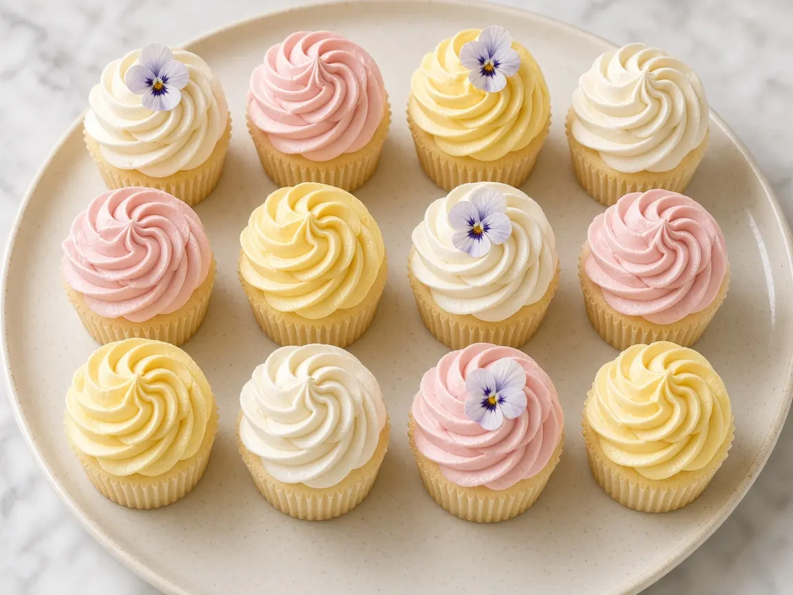 Style example of decorated custom cupcakes